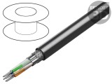 Cablu 3x2x24AWG RS232,RS422 litat Cu PVC crom 30m CPR: Eca