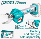 Foarfeca Crengi Acumulator Total TSSLI203083, 20V, Taiere 30mm, Acumulator+Incarcator Incluse