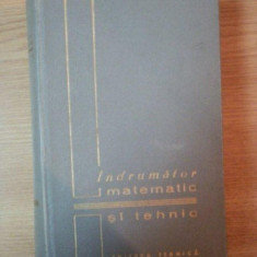 INDRUMATOR MATEMATIC SI TEHNIC , 1964