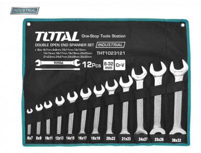 TOTAL - SET 12 CHEI FIXE - 6-32MM (INDUSTRIAL) PowerTool TopQuality foto