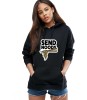 Hanorac dama negru - Send Noods - XL, THEICONIC