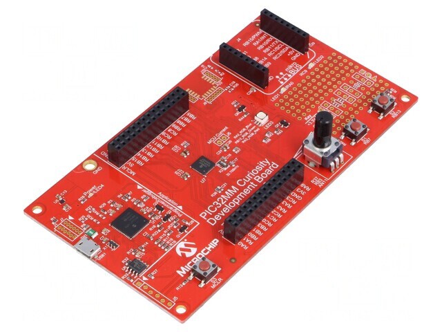 Placă Prototip Microchip PIC32 Curiosity DM320101