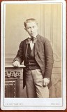 STUDIO FOTO REUTLINGER(26 OCT.1872)CU DEDICATIE SI DATATA/EXCELENTA STARE