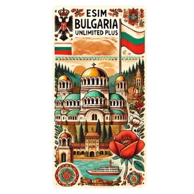 eSIM Bulgaria, Unlimited Plus, 30 Days foto