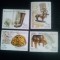RUSIA 2005 Exponate din Comoara Sarmatilor serie 4 timbre in relief MNH**