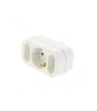 Stecher triplu mixt 1x SCHUKO +2x EURO Well