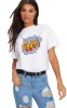 Tricou dama alb - Boom - L, THEICONIC