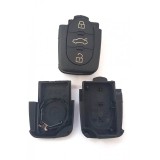 Carcasa cheie,after market ,compatibila cu Audi, 3 butoane, cu locas pt baterie, 2032,fara logo