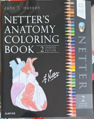 NETTER&amp;#039;S ANATOMY COLORING BOOK-JOHN T. HANSEN-245069 foto