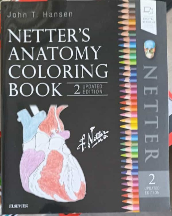 NETTER&#039;S ANATOMY COLORING BOOK-JOHN T. HANSEN-245069