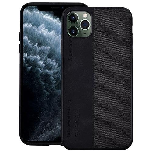 Husa telefon Plastic iPhone 11 Pro 5.8 Textil Black