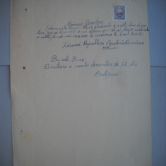 HOPCT DOCUMENT VECHI NR 454 BUNDUC ELENA -SCOALA NR 3 FETE BOTOSANI 1949