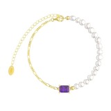 Cumpara ieftin Bratara din argint 925 pentru dama, JW1726, model elegant, placata cu aur