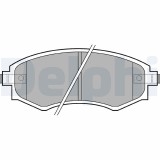 DELPHI LP606 set placute frana,frana disc