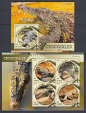 Sierra Leone 2016 - CROCODILI - Sh + S.S. - MNH, Nestampilat