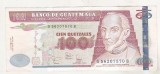 Bnk bn Guatemala 100 Quetzales 2001 - P# 104 - xf