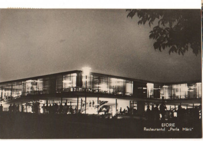 CPIB 15698 CARTE POSTALA - EFORIE - RESTAURANTUL &amp;quot;PERLA MARII&amp;quot;, RPR foto