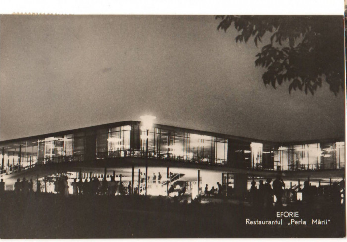 CPIB 15698 CARTE POSTALA - EFORIE - RESTAURANTUL &quot;PERLA MARII&quot;, RPR