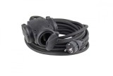 Prelungitor cu 3 prize cablu 4.5m H07RN-F 3G1,5 230V 16A max. 3500W IP44, As Schwabe