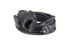Prelungitor cu 3 prize cablu 4.5m H07RN-F 3G1,5 230V 16A max. 3500W IP44