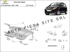 Scut metalic motor Chevrolet Spark fabricat in perioada 2005 - 2009 APS-04,024