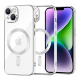 Techsuit - Luxury Crystal MagSafe - iPhone 14 Plus - Silver