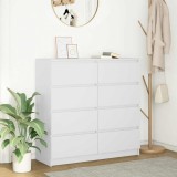 VidaXL Bufetă albă 100x35x99 cm din lemn prelucrat