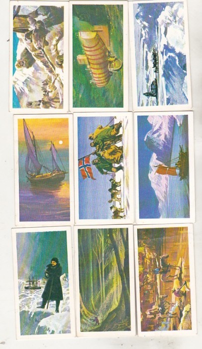 bnk crc Brooke Bond Tea - Aventurieri si exploratori - 33 bucati