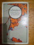 Lebensdaten autobiographisches von Gerhart Hauptmann bis Arnold Zweig