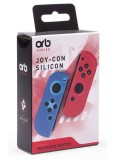 Grips Pentru Joy Con Din Silicon Rosu Si Albastru NSW