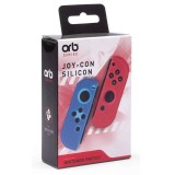 Grips Pentru Joy Con Din Silicon Rosu Si Albastru NSW