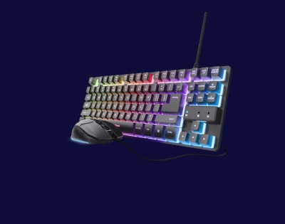 Kit Trust Wireless GXT 798 2-in-1, tastatura mecanica, interfata USB, foto