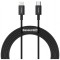 Cablu Date si Incarcare USB-C - Lightning Baseus Superior Series, 20W, 2m, Negru CATLYS-C01