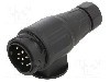 Conector auto, serie {{Serie conector}}, {{Subtip conector}}, pe cablu, TESAT - W12-T13-71