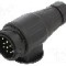Conector auto, serie {{Serie conector}}, {{Subtip conector}}, pe cablu, TESAT - W12-T13-71