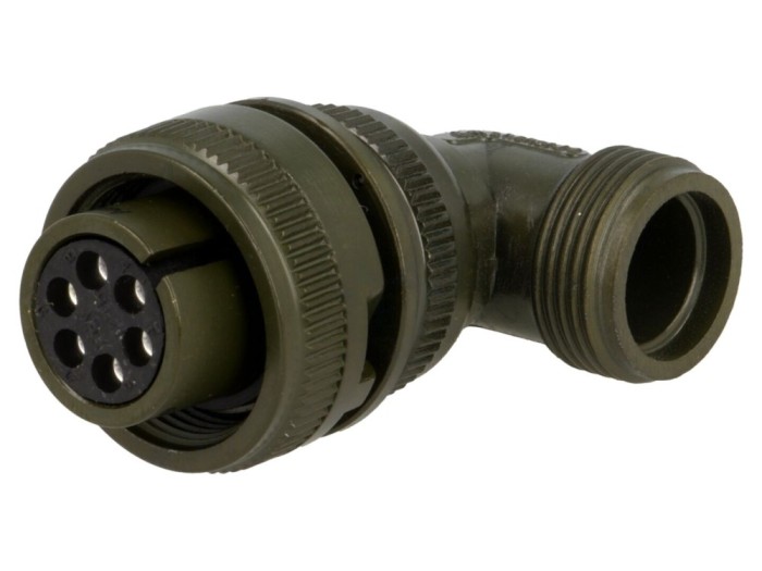 Conector circular 14S, 6 pini, 13A
