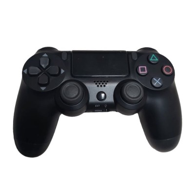 Controller wireless doubleshock, pentru PS4, PSTV si PS Now, cu vibratii, control precis, design ergonomic, baterie reincarcabila incorporata, negru foto