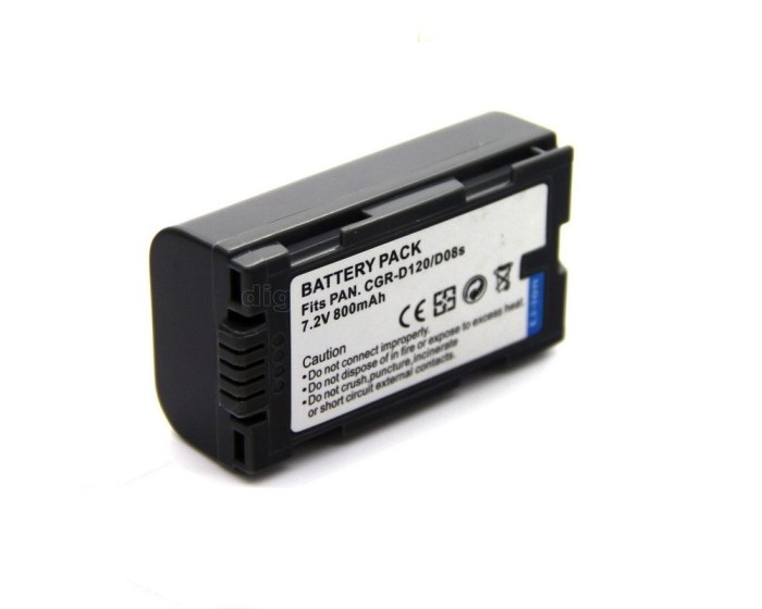 Acumulator CGR-D08S, CGR-D120 800mAh replace Panasonic