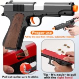 SET PISTOL COLT SENZATIONAL CU GLOANTE REALE DAR INOFENSIVE,ARUNCA CARTUSUL,NOU!