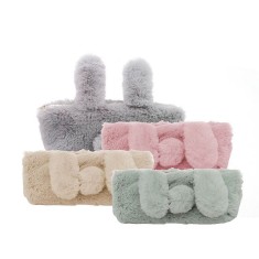 Penar borseta, urechi iepuras, compartiment cu fermoar, model cu blanita