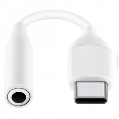 Adaptor cablu USB Type-C - Jack 3.5mm, Alb foto