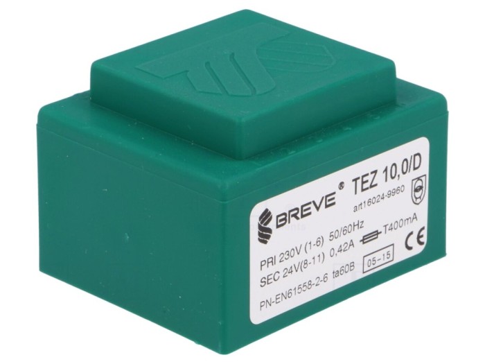 Transformator &icirc;ncapsulat PCB 10VA 24V