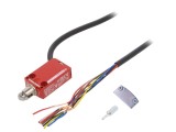 Limitator cursă metalic cu rolă &Oslash;11,6mm NC/NO IP68 1,5A