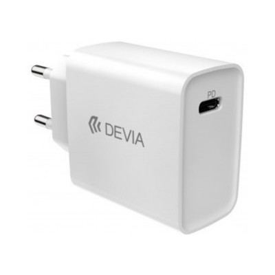 Adaptor Priza Devia C13A Alb 1x USB TYPE C 3A 20W RLC-511-WH foto