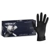 Manusi nitril negru extra-lungi,grosime dubla Gripzzly X 100buc