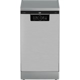 Masina de spalat vase Beko BDFS26046XQ, 10 seturi, 6 programe, Motor ProSmart Inverter, Clasa C, TimeDelay, AquaIntense, 45 cm, Inox