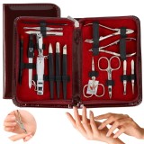 Set profesional pentru manichiură cu 17 elemente