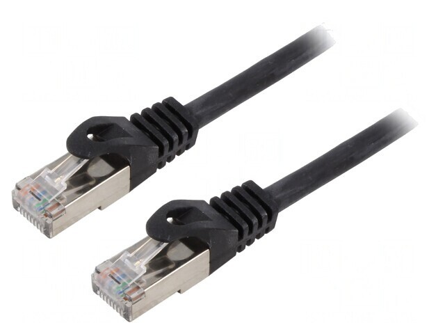 Patch cord S/FTP Cat6a Cu LSZH Negru 30m 27AWG Cablexpert