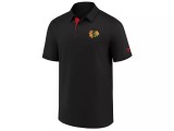 Chicago Blackhawks tricou de bărbați NHL Authentic Rinkside Performance Polo black - 3XL