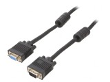 Cablu Video D-Sub 15 pini HD Negru 3m